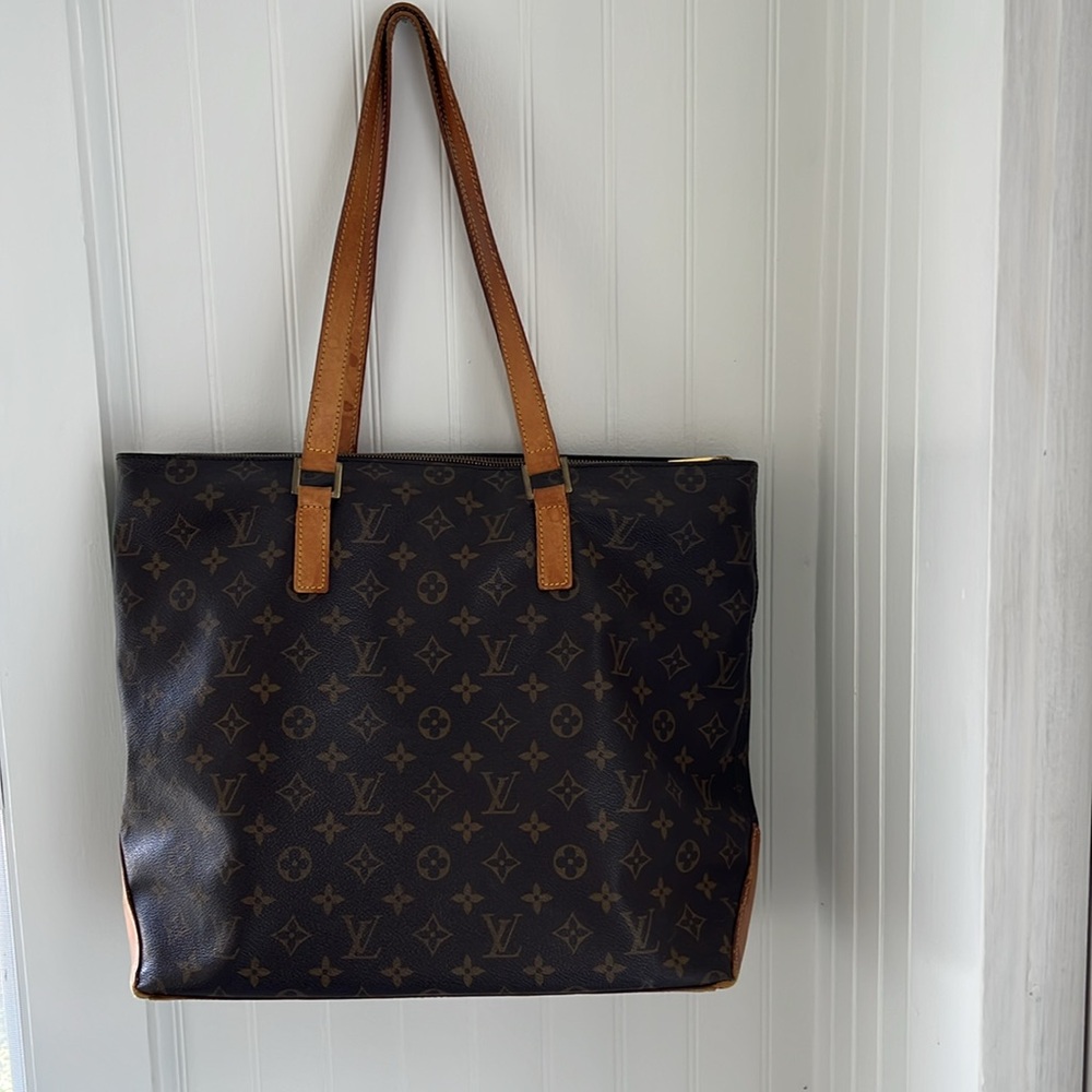 🤎 Auth LOUIS VUITTON Cabas Mezzo M51151 Monogram TH0042 Shoulder Bag 🤎